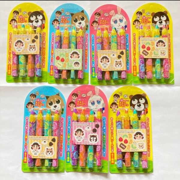 ペコちゃん チョコえんぴつ 7セット 不二家 お菓子 まとめ売り チョコレート