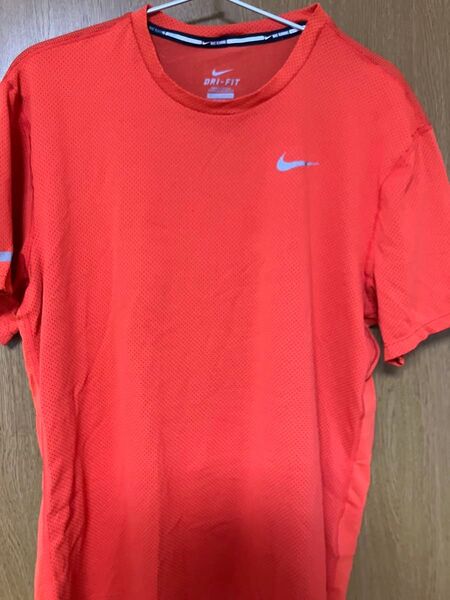 NIKE DRI-FIT Tシャツ サイズL オレンジ