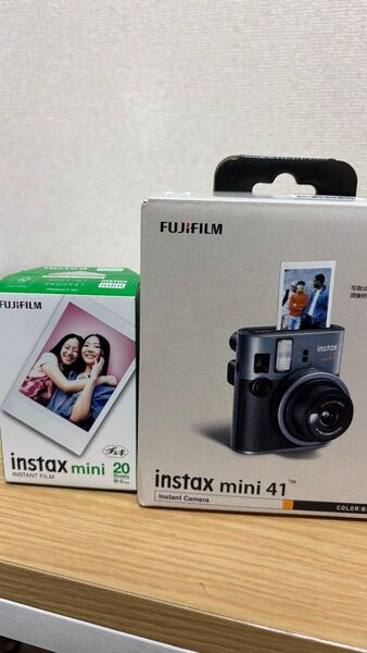 FUJIFILM instax mini 41 富士フィルム 新品未開封 チェキ JP2 付き