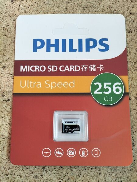 PHILIPS フィリップス マイクロSDカード 256GB 新品未使用品