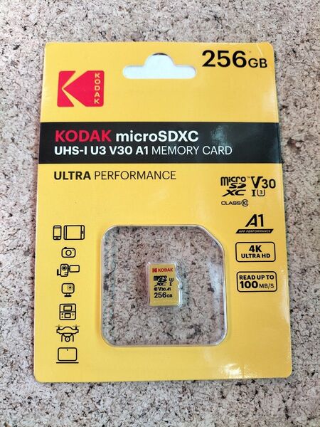 KODAK microSDカード 256GB U3 V30 UHS-I 新品未使用品2