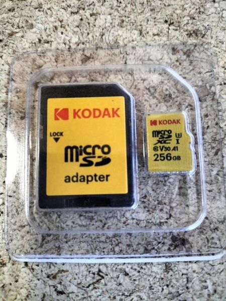 KODAK microSDXC 256GB UHS-I U3 V30 A1 未使用品