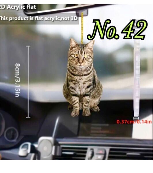 No.42 アクリル キーホルダー 猫ちゃん