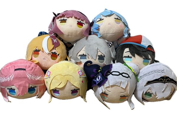 ホロライブ 寝そべりぬいぐるみ 9点セット