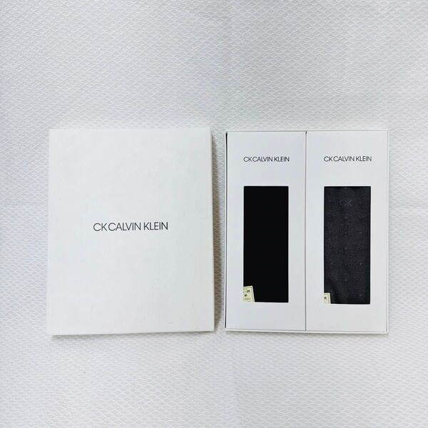 新品未使用CK CALVIN KLEIN カルバンクライン メンズ ソックス2足組 ネイビー チャコールグレー ギフト日本製 靴下