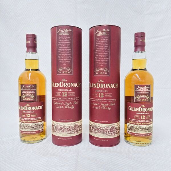 【2本セット】THE GLENDRONACH グレンドロナック オリジナル 12年 700ml スコッチウイスキー
