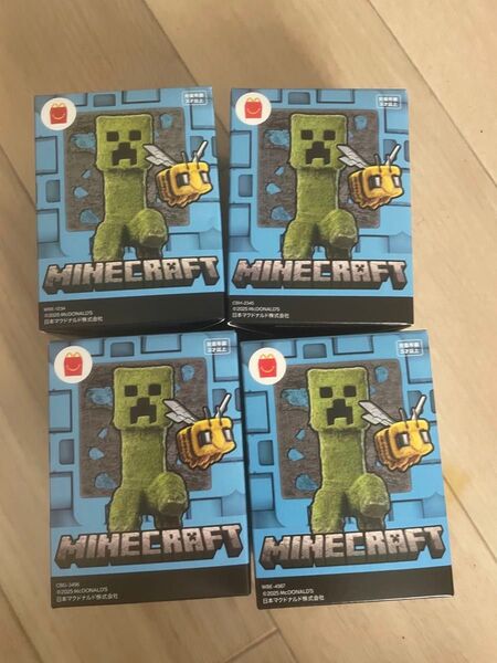新品 マクドナルド ハッピーセット マインクラフト 第一弾 全4種 マイクラ