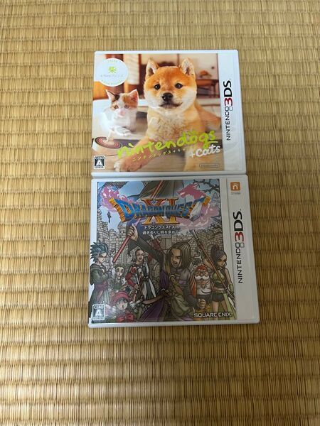 3DS ニンテンドッグス ドラクエ11 空箱 2本セット