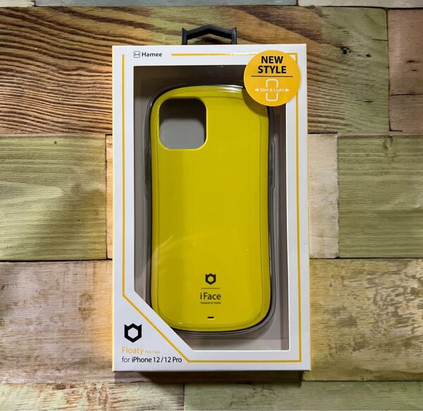 iFace Hamee スマホケース iPhone12/12Pro用 レモンイエロー