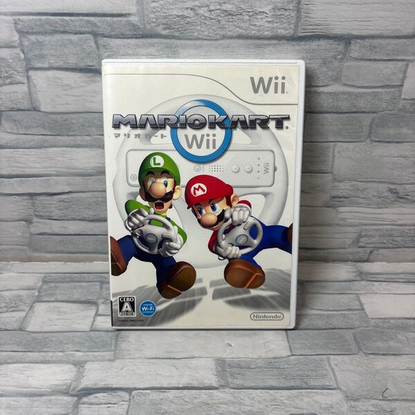 【Wii】 マリオカートWii ディスク傷有 動作確認済 説明書有 Wii マリオカートWii ゲームソフト 任天堂 マリカー