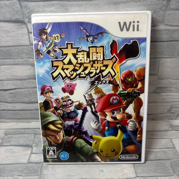 【Wii】 大乱闘スマッシュブラザーズX 説明書有 ディスク綺麗 動作確認済 大乱闘スマッシュブラザーズX スマブラ