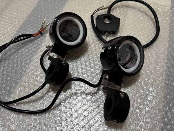 バイク LED 20W フォグランプ サークルライト