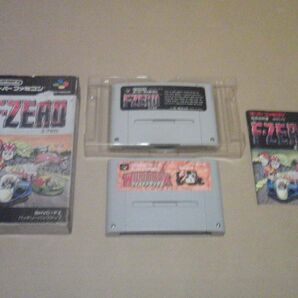 送料込! SFC スーパーファミコン F-ZERO エフゼロ 箱・説明書付 & ワイルドトラックス