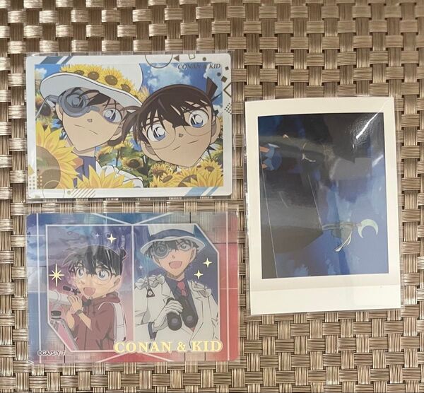名探偵コナン 怪盗キッド 江戸川コナン イタジャガ ぱしゃこれ ふぁぼカ 箔押し ひまわり 向日葵