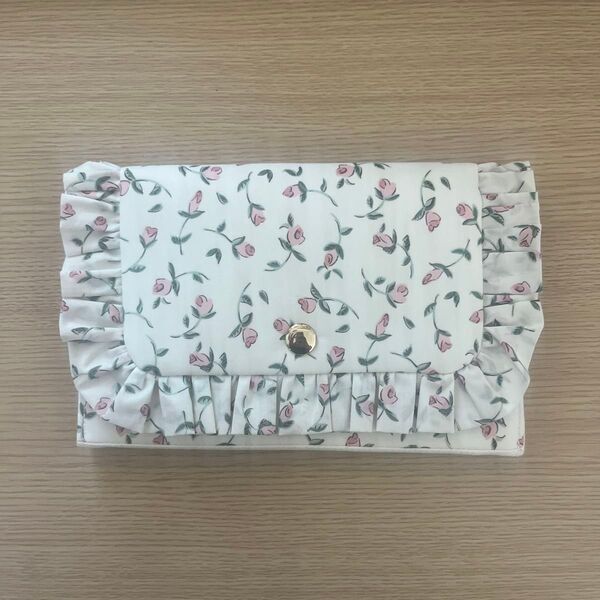 ★売り切りSALE★ハンドメイド フローラピンク マルチケース