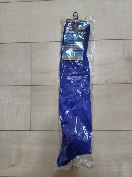 サッカーソックス メンズ 27〜29cm ブルー 未使用