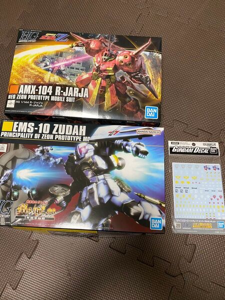 ガンプラ HG Rジャジャ HG ヅダ デカールセット!!