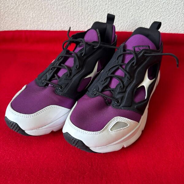 REEBOK メンズシューズ パープル/ブラック/ホワイト サイズ26.5 美品