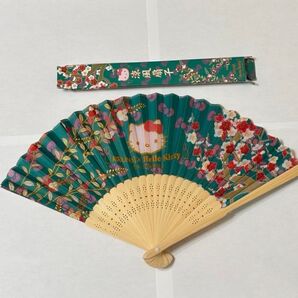 非売品 貴重 ラウンドワン 涼風扇子ハローキティ 扇子 送料込み、匿名配送