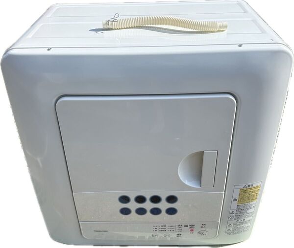 東芝 衣類乾燥機 ED-458 4.5kg ピュアホワイト 2021年製