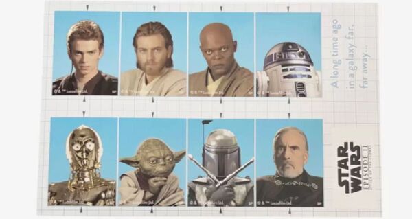 スターウォーズ 証明写真風ステッカー