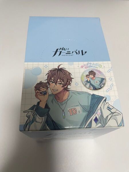 新品未使用 NU:カーニバル エイト 缶バッジ BOX 13点セット ボックス ホログラム ぬカニ キャラバッジコレクション