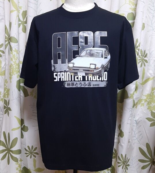 ニシャルD 頭文字D AE86 Tシャツ Mサイズ 未使用タグ付き