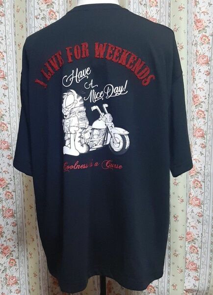 ガーフィールド バイカー Tシャツ Mサイズ 未使用タグ付き