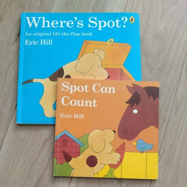 Eric Hill Spotシリーズ2冊 エリック・ヒル 英語絵本
