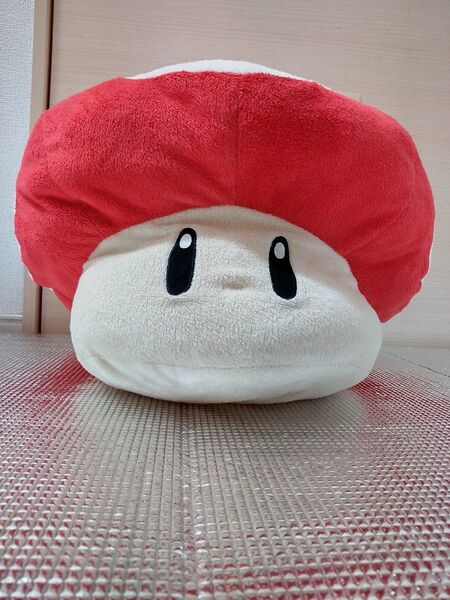 スーパーマリオ特大サイズぬいぐるみスーパーキノコ 1upキノコ★