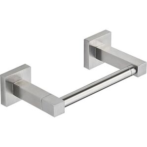 トイレットペーパーホルダー 壁掛け ビス止め バスルーム用 ロールホルダー ハンガー トイレットペーパースタンド (シルバー)