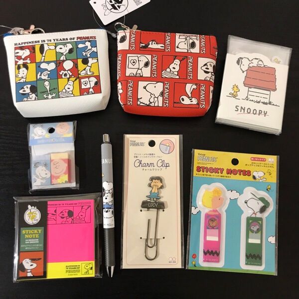 スヌーピー 文房具 8点セット