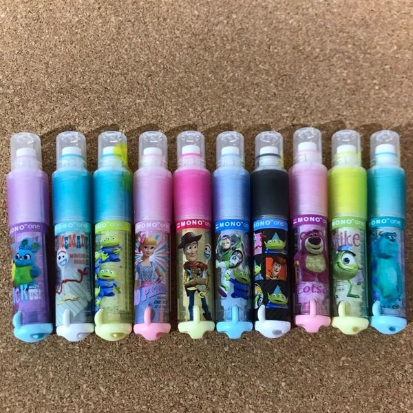 ディズニー ピクサー モノワン消しゴム 10個