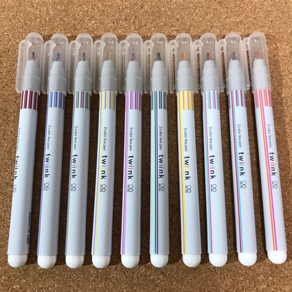 ツインク2色線ペン 10本セット