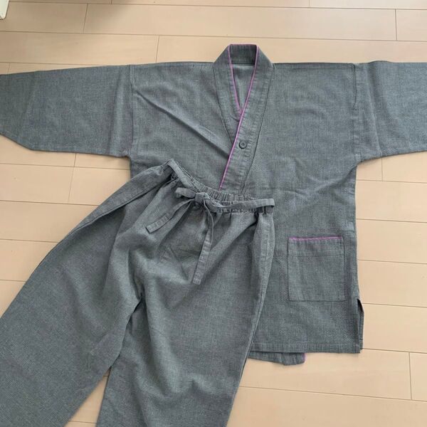 作務衣 部屋着 甚平 寝巻 男女兼用