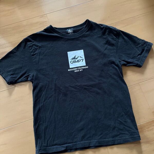 Camp7 キッズ 半袖Tシャツ 140 ライトオン 黒