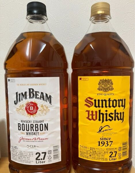 サントリー ジムビーム 2.7L 1本 サントリー 角瓶 2.7L 1本