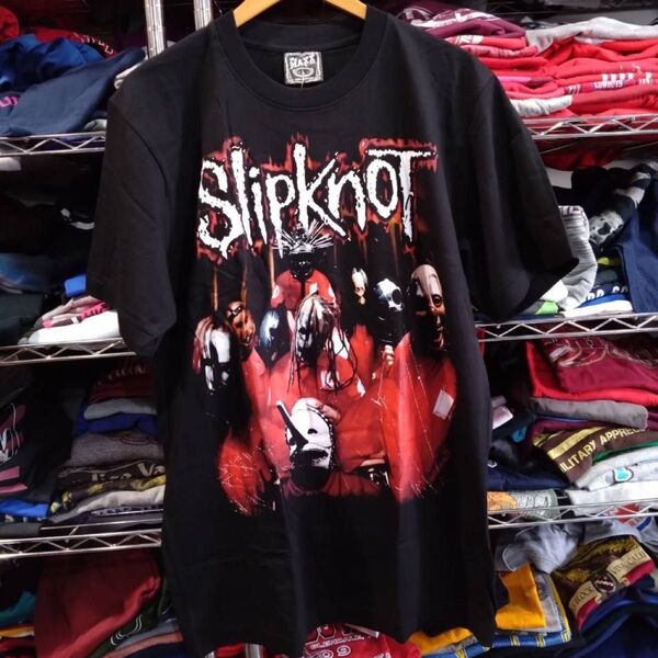 スリップノット 両面プリント バンドTシャツ L