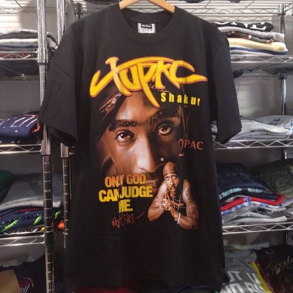 2PAC ヒップホップ 両面プリントTシャツ XL