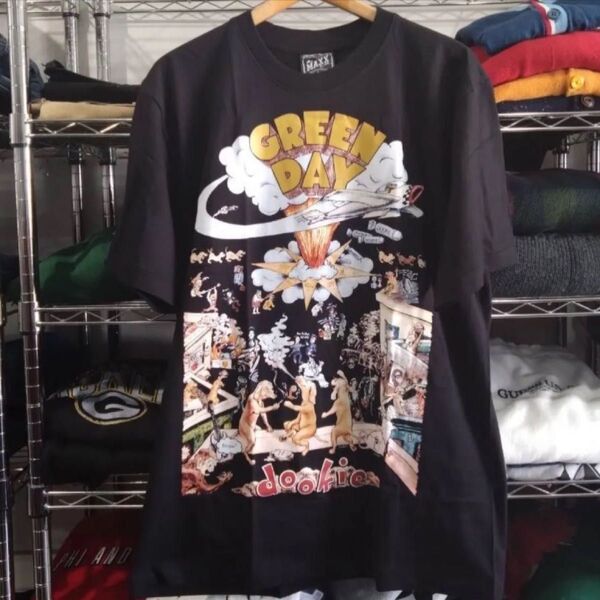 グリーンデイ 両面プリント バンドTシャツ L