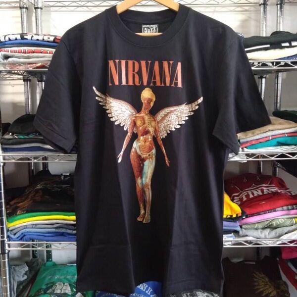 ニルヴァーナ 両面プリント バンドTシャツ XL