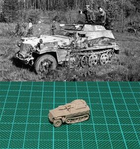 1/144 レジンキット WWII ドイツ軍 Sdkfz 250/9