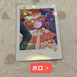 カラフルピーチ ぷぴぱ のあ チェキ風 ホロ トレーディングカード トレカ