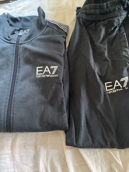 EA7 EMPORIO ARMANI セットアップ ジャージ 黒 ブラック