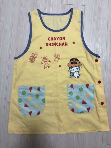 クレヨンしんちゃん 保育士 エプロン M-L