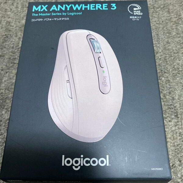 ロジクール MX ANYWHERE 3 ワイヤレス モバイルマウス MX1700RO Unifying Bluetooth ローズ
