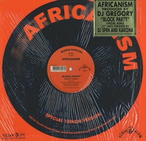 即決(12)BLOCK PARTY/AFRICANISM *DJ GREGORY