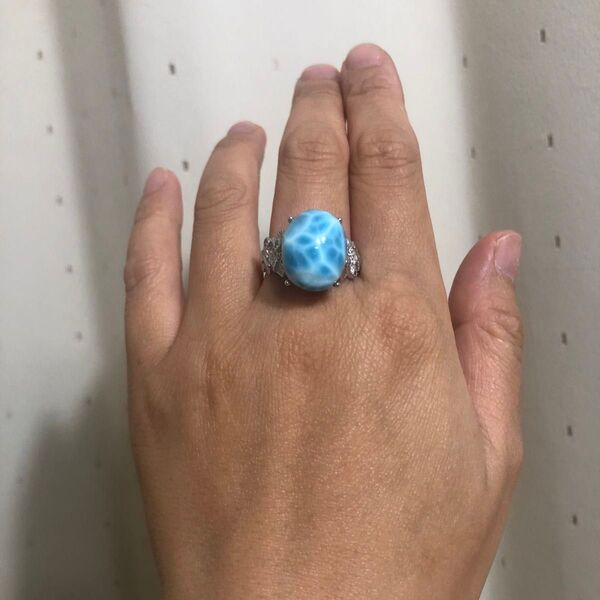 ラリマー 指輪 リング 天然石 パワーストーン