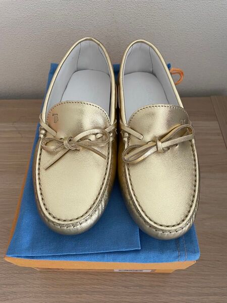 【新品】TOD'S JUNIOR トッズ モカシン 35 22/5