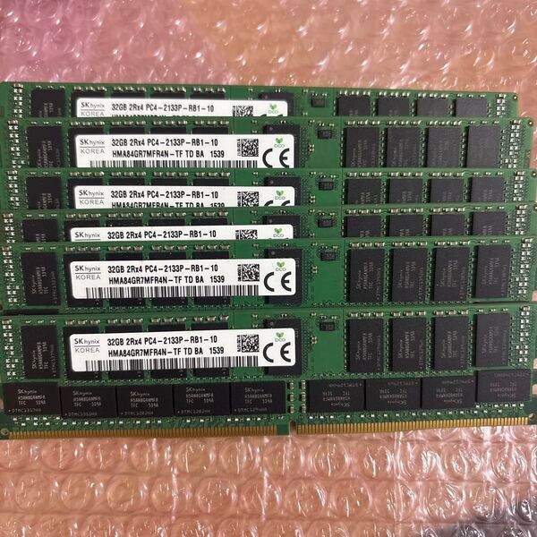 サーバー用 SK hynix PC4-2133P 192GB(32GB×6枚)